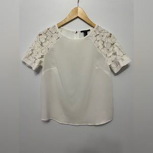 Forever 21 White Lace Blouse